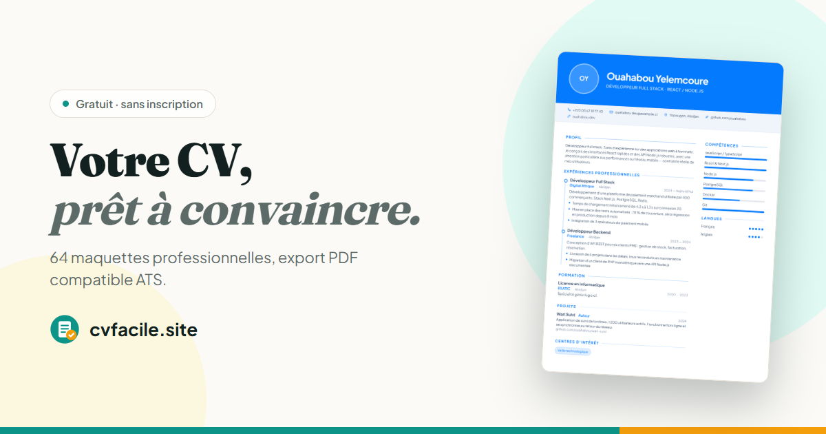 Mobile Homepage Layout Example Modèle de CV Nordique — Colonne claire à droite, capitales fines ...